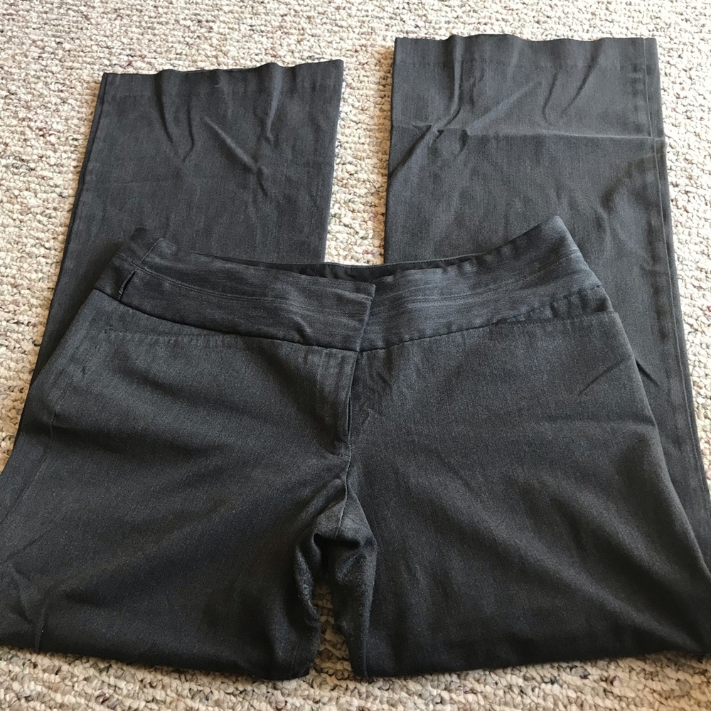 Express Editor Mid Rise Gray Pants Size 10R #219